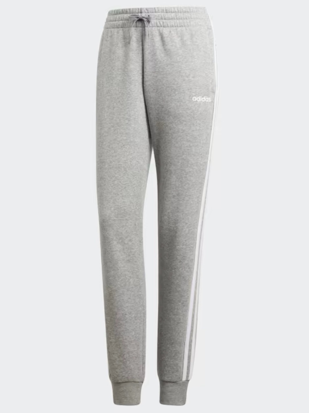 Adidas Essentials 3-Stripes Gray Joggers NWT Size Small Tapered Leg Athletic